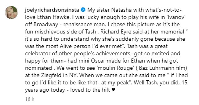 1710866609 274 Natasha Richardsons son Daniel Neeson posts heartfelt tribute to mark
