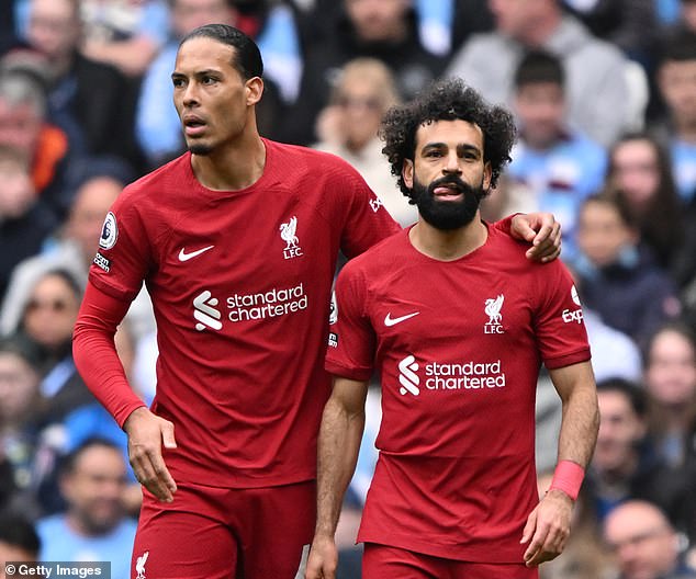 Signing new contracts with Virgil van Dijk (left), Mohamed Salah (right) and Trent Alexander-Arnold will be the first task on new sporting director Richard Hughes' to-do list.