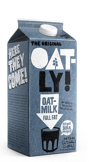 Don't be fooled by milk alternatives.  They often contain less calcium than cow's milk and added fats and sugars.