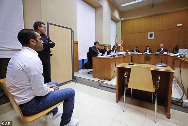 The 40-year-old Brazilian was convicted of raping a woman in a Spanish nightclub in 2022.