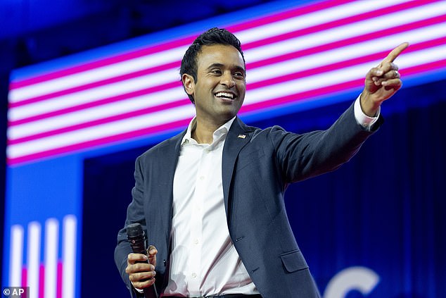 Vivek Ramaswamy speaks at the Conservative Political Action Conference, CPAC 2024