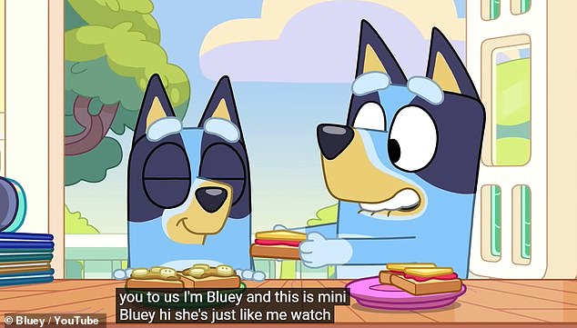 Children aged four to seven improved their reading skills after watching popular children's shows like Bluey with subtitles turned on.