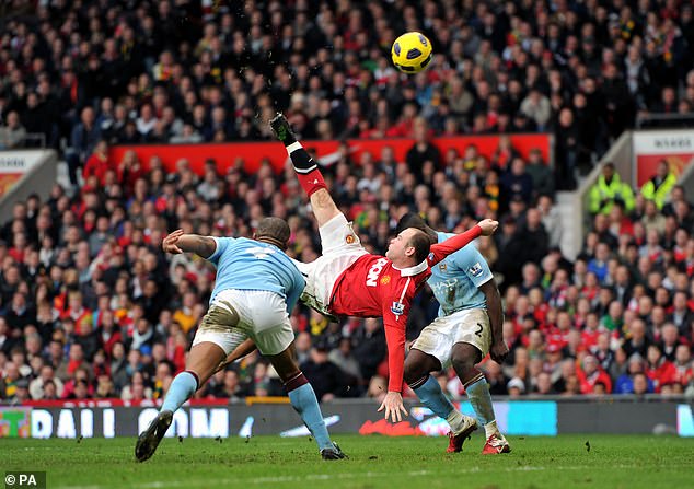 Wayne Rooney scored one of the greatest goals Old Trafford has ever seen against Man City