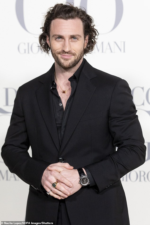 The presenter, 53, made the comments after making an on-air error during news bulletins in which he talked about Aaron Taylor-Johnson (seen) as potentially being the next James Bond.