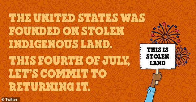 Last year, the company celebrated American Independence Day by declaring that the United States was founded on land stolen from indigenous tribes that it would like to see returned.