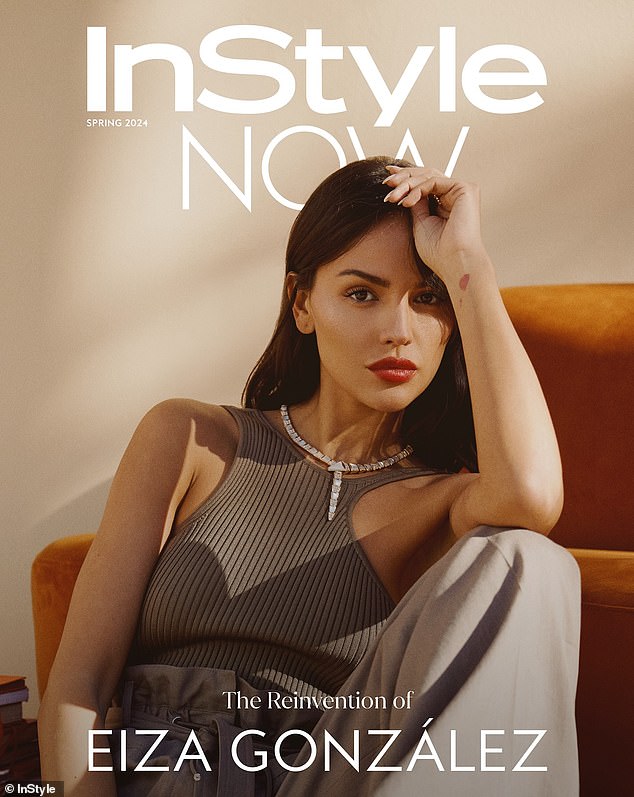 Gonzalez, who is of Mexican heritage, posed for the spring 2024 cover of InStyle this month