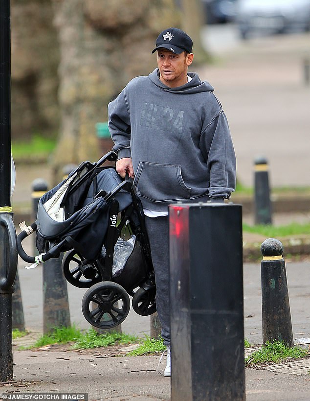 Meanwhile, Joe was seen carrying a stroller on the outing, donning a casual HERA tracksuit.