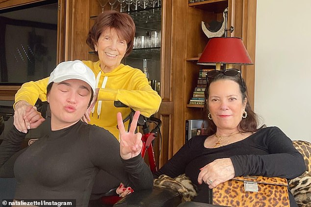 In May 2023, Karen's daughter Natalie posted a loving Mother's Day tribute posing with Karen and Grandma MJ.