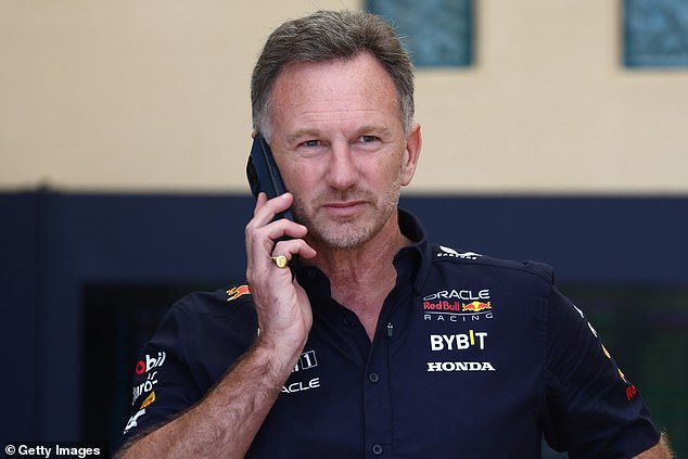 Horner, husband of former Spice Girl Geri Halliwell, faces huge pressure at Red Bull amid 'sex texting' scandal after employee accuses him of 'inappropriate behaviour'