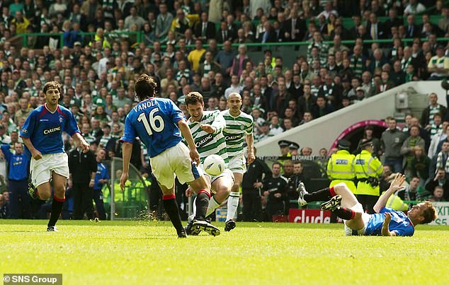 Chris Sutton included his last-minute long-range winning goal against Rangers in May 2004
