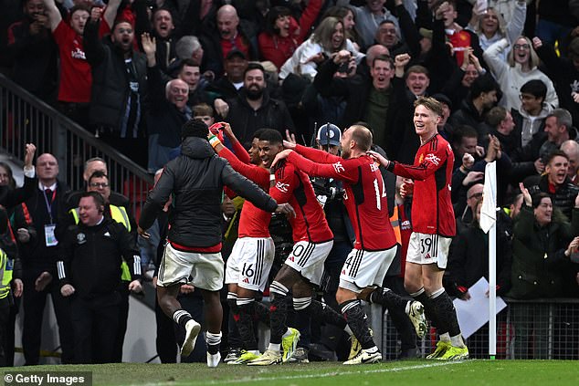 Amad scored to give Man United a 4-3 extra-time win over Liverpool at Old Trafford