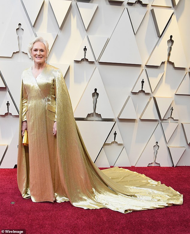 The star is yet to win Oscar gold - she is pictured at the 2019 ceremony where she was nominated for The Wife but lost to Olivia Colman in The Favourite.