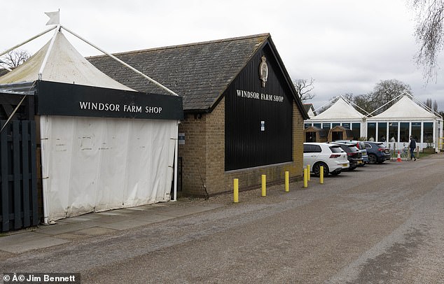Prince William and Kate were seen together at Windsor Farm Shop around midday on Monday.