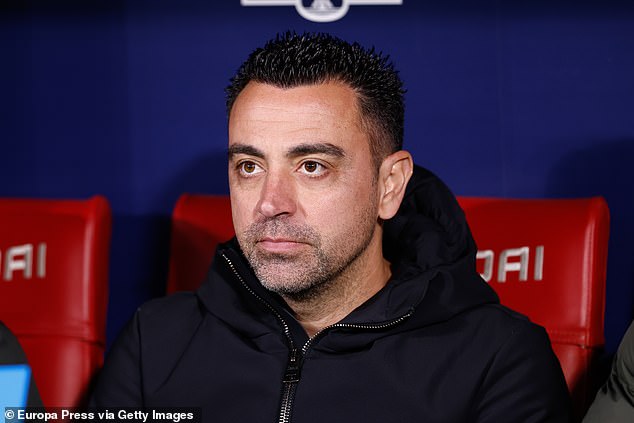 Xavi (above) could still remain in charge of La Liga giants Barcelona beyond the summer.