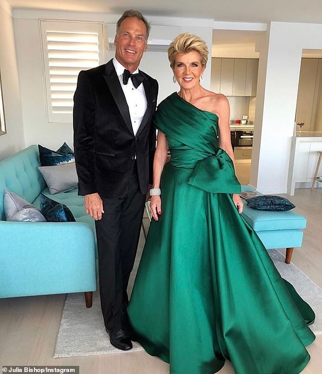 News of Ms Bishop's new romance comes just under two years after David Panton allegedly dumped her during a dinner in Sydney in July 2022, ending their eight-year relationship.