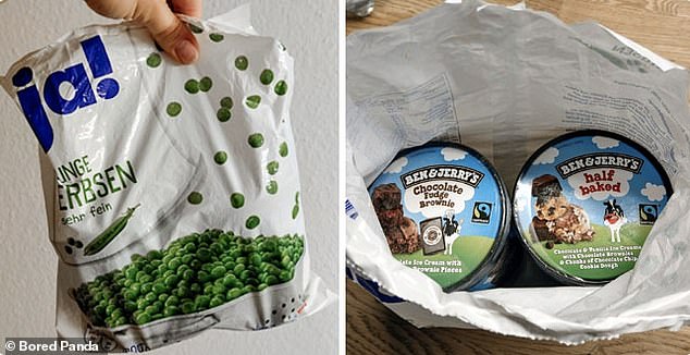 In France, a mother found the perfect way to hide Ben & Jerry's ice cream from her children in the freezer
