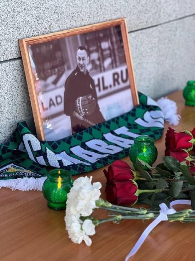 Koltsov's club Salavat Yulaev paid tribute to its late assistant coach with a statement and memorial at the Ufa Arena