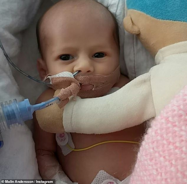 Her battle with alcohol and drugs followed a series of personal tragedies, with the reality star tragically losing her baby daughter Consy in January 2019, at just four and a half weeks old (pictured)