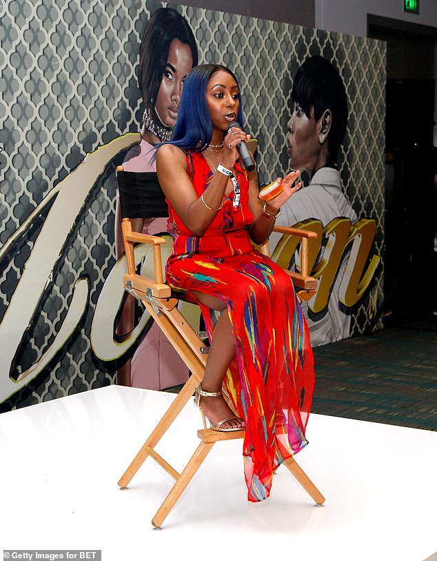 The social media star appeared at the BET Experience at the Los Angeles Convention Center in June 2017.