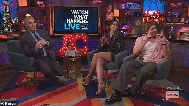 Katie was on Watch What Happens Live with Andy Cohen with Lukas Gage