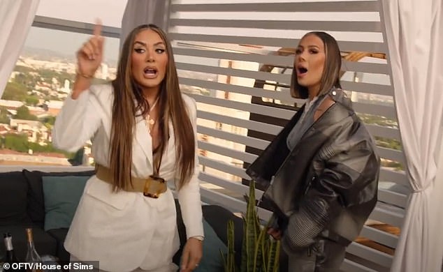 In a trailer ahead of the release of the first episode, the girls had a very explosive argument which prompted Frankie, 28, and Demi, 27 (pictured), to return to Essex and quit their US family show .