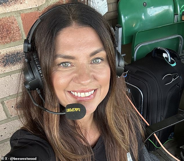 Westwood, 50, spent more than 22 years at Sky Sports but now broadcasts with talkSPORT