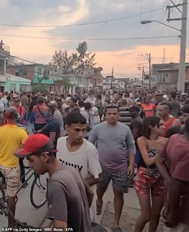 Protests over hours-long power outages and food shortages have spread from the central province of Santiago de Cuba to the southwestern province of Granma