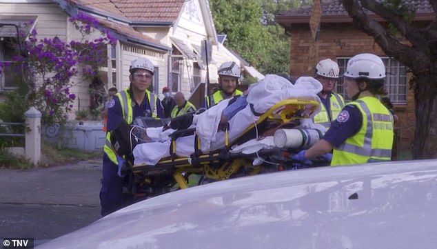 Paramedics also treated at least 24 other passengers at the scene (pictured)