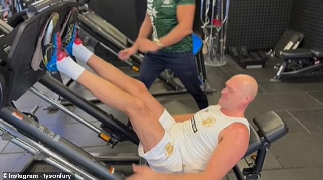 Fury began his dedicated training camp for the Usyk fight earlier this week