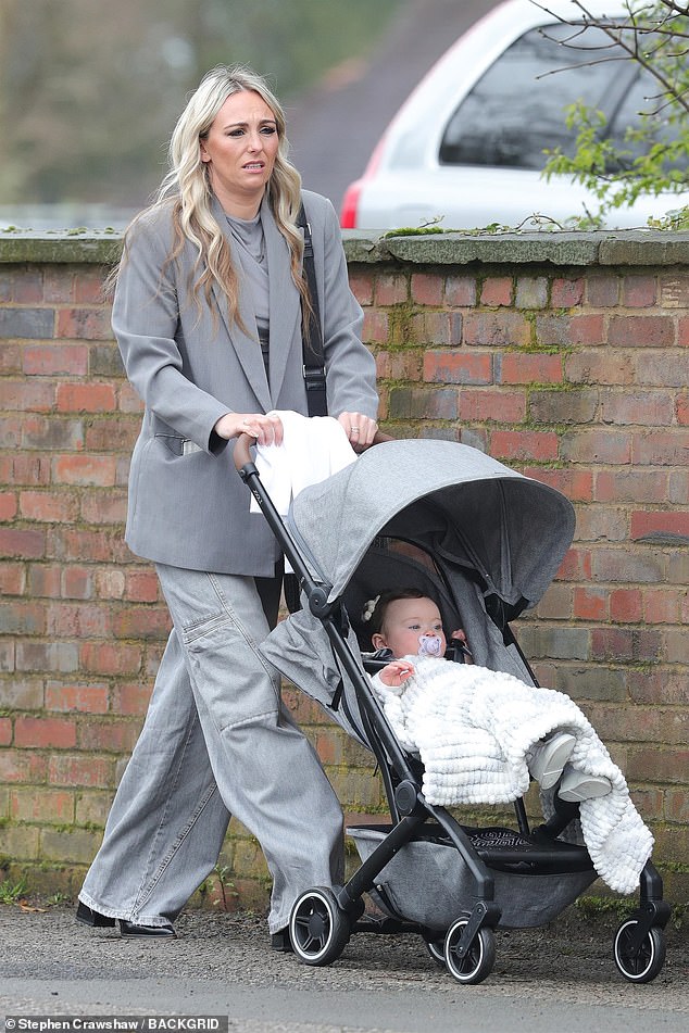 Footballer Toni Duggan took her daughter Luella to the event