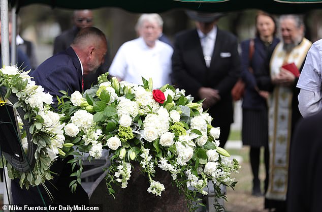 Flowers laid at Alexander's funeral in Texas