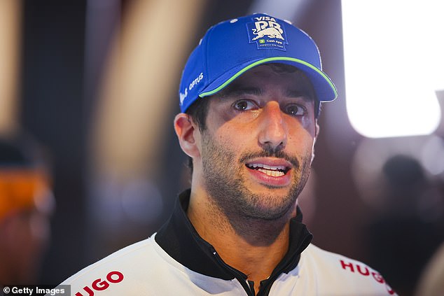 Former driver David Brabham believes Piastri's demanding mindset will see him eclipse the on-track achievements of struggling Australian Daniel Ricciardo (pictured)