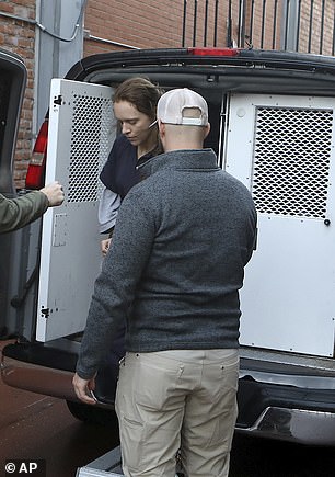 Naomi Bistline was seen arriving at the federal courthouse in Flagstaff on December 7.