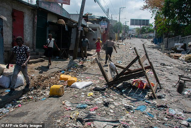 Up to 1,600 U.S. citizens have requested help from the State Department following the airport closure and carnage spreading to upscale neighborhoods around the capital Port-au-Prince.