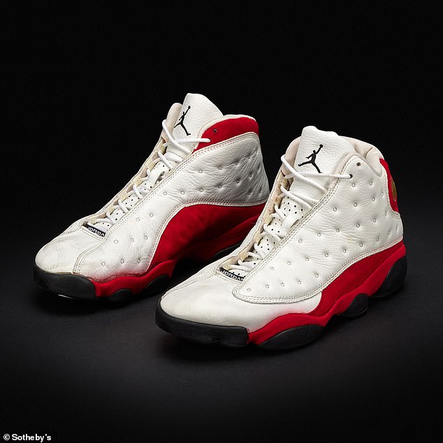 Michael Jordan's sneakers from Game 5 of the 1996 NBA Finals are valued at up to $400,000.