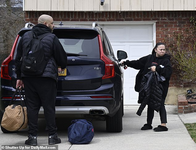 'Had left!'  she told DailyMail.com as she and her husband prepared their car