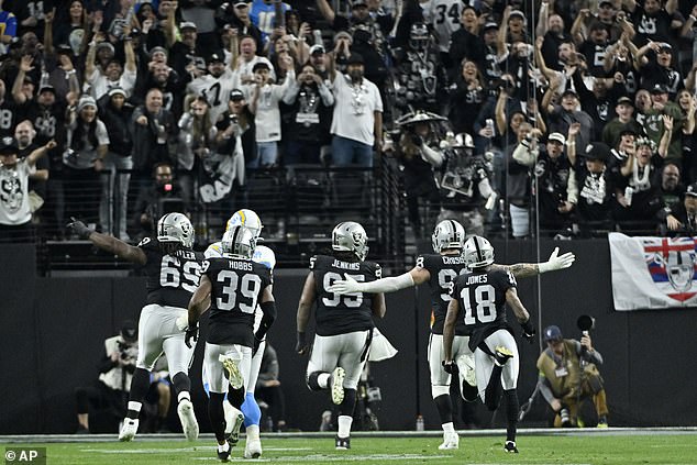 The Raiders went 8-9 last season, winning five of their last nine games under interim coach Antonio Pierce (who has since been given the job permanently)
