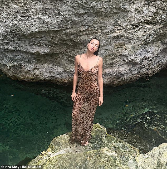 The model put her runway experience to good use, posing for shots in several picturesque locations.