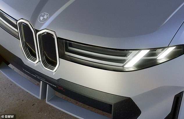 The iconic BMW grille – and much smaller – is back and combines with the headlights to create a welcome lighting effect for drivers as they approach.