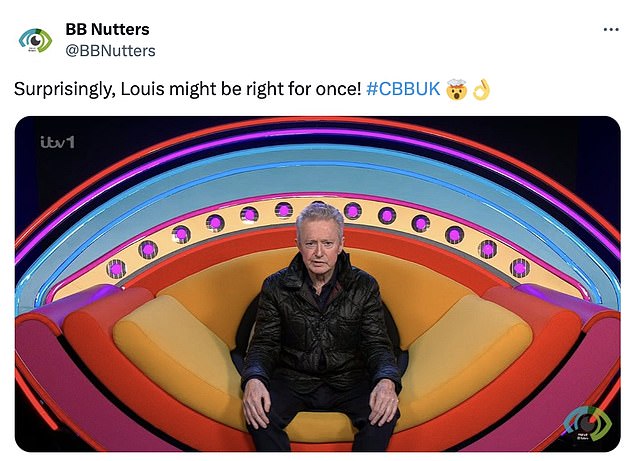 1711023032 907 Celebrity Big Brother fans in hysterics as Louis Walsh continues