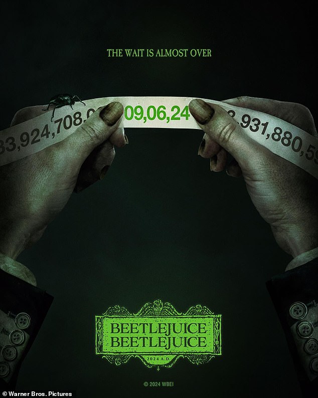 Beetlejuice Beetlejuice is released in theaters on September 6