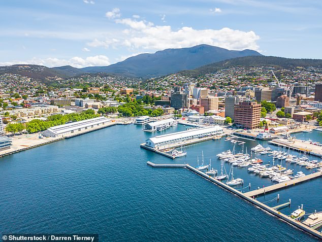 Meanwhile, Tasmania was the only state to record a zero rate of natural increase, based on births minus deaths (pictured, Hobart's Constitution Dock)