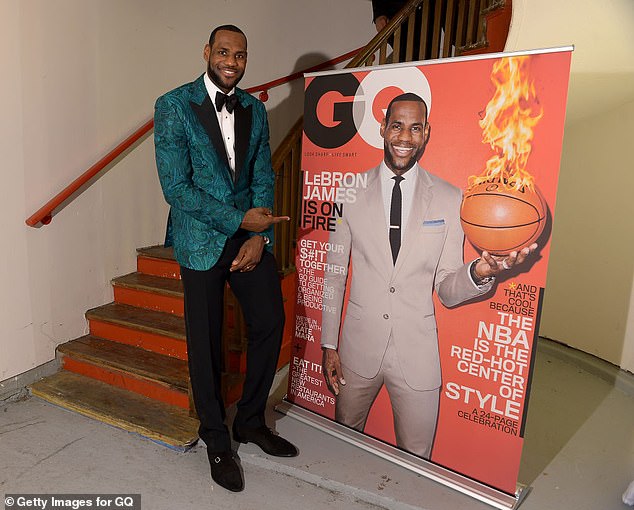 He was even notoriously a tailor for athletes like LeBron James (pictured), Kobe Bryant, Carmelo Anthony and the 7-foot-tall Shaquille O'Neal.
