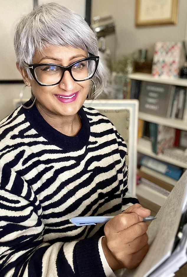 Dipti Tait (pictured), a relationship therapist from the Cotswolds, told MailOnline that colleagues who spend a lot of time together can feel romantically connected as a result.