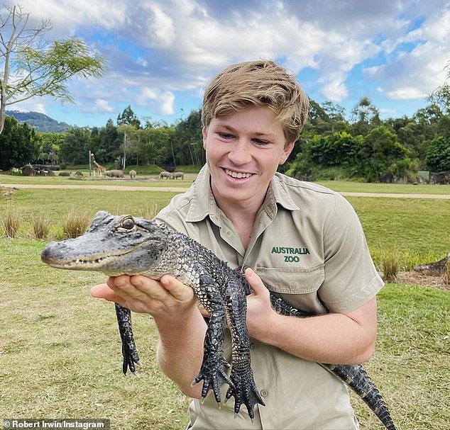 The zookeeper, 20, is yet to make his debut as a prime-time TV host on I'm A Celebrity, but he has already gained a huge fan base working at the zoo in Australia with her famous family.