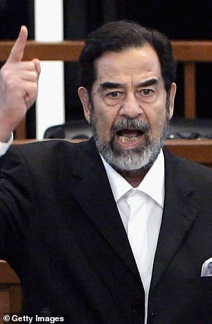 Former Iraqi dictator Saddam Hussein's first wife was his cousin Sajida Talfah.