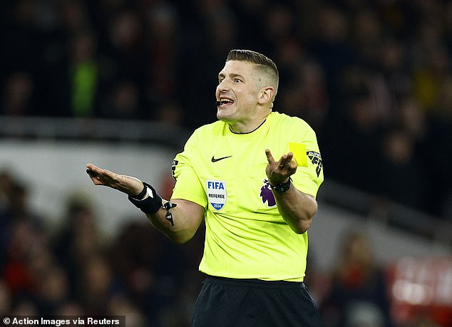 Rob Jones was 'wrong' not to give Arsenal a penalty against Brentford, but VAR was deemed 'correct' not to intervene