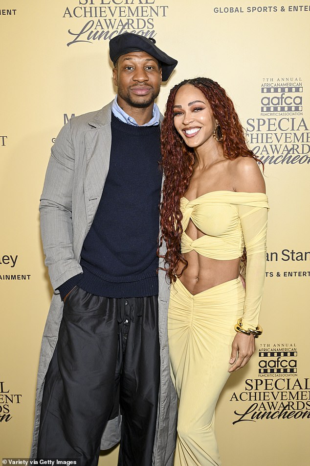Majors was recently spotted with girlfriend Meagan Good on the red carpet at the AAFCA Special Achievement Awards in Los Angeles.