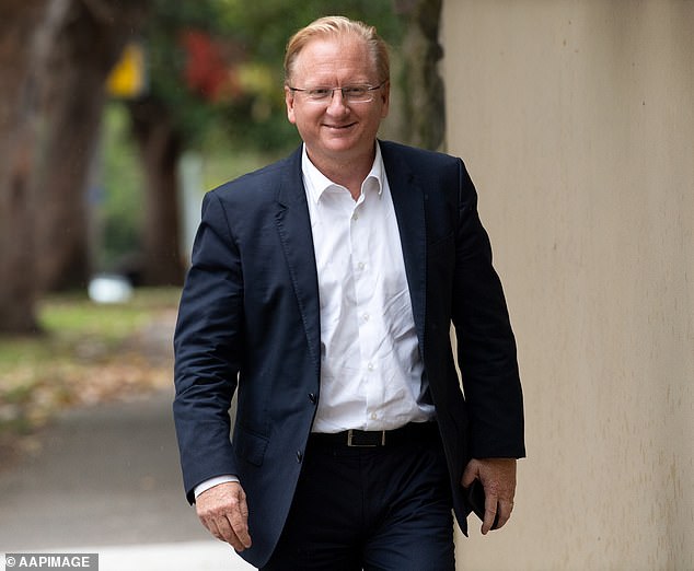 The question, which would call into question Rudd's job if Trump is re-elected in November, was written by Sky News Australia boss Paul Whittaker (pictured).