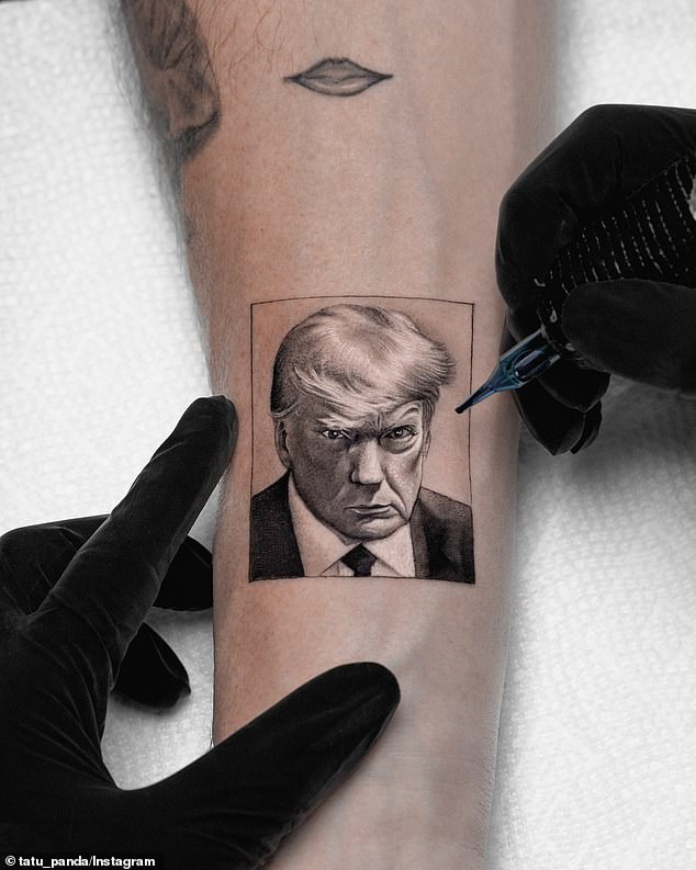 The mogul has made no secret of his love for Donald Trump and even tattooed the former president's photo on his arm.